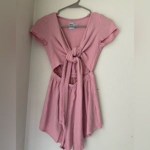 Princess polly pink wrap romper